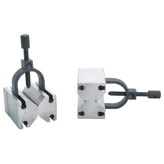 VB/SP/R/T/70 GROZ TOOL MAKERS VEE BLOCK & CLAMP SET NON PROTRUDING, 70 x 63 x 45MM, 37MM CAPACITY