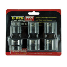 M7 IMPACT STUBBY SOCKET SET, 1/2" DRIVE, 6 PCE, 13 - 24MM