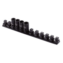 M7 SOCKET RAIL, MAGNETIC, 1/4" DR, 300MM LONG