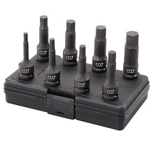 M7 IMPACT IN HEX SOCKET SET, 1/2" DRIVE, 8PCS, 6 - 19MM