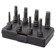 M7 IMPACT IN HEX SOCKET SET, 1/2" DRIVE, 8PCS, 1/4 - 3/4"