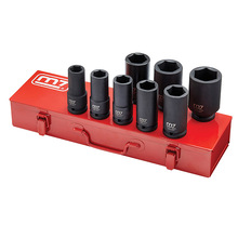 M7 IMPACT DEEP SOCKET SET, 3/4" DRIVE, 8PCE, 21 - 41MM