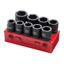 M7 IMPACT SOCKET SET, 1" DRIVE, 9PCE, 27 - 50MM