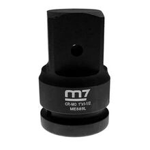 M7 IMPACT ADAPTOR, WITH PIN HOLE, 1" DR F X 1-1/2" DR MALE - PIN & RING TYPE