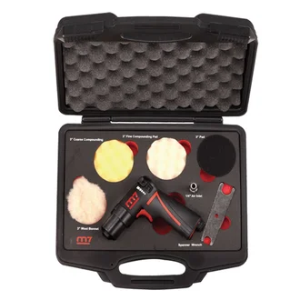 M7 MINI POLISHER, 6 PIECE KIT, PISTOL STYLE, 5500 RPM