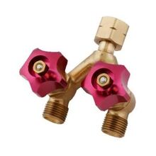 Y-Piece With Valves 5/8" LH (Acetylene, LPG) Weldclass