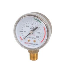 Regulator Gauge Oxygen High / Bottle Pressure 0-30,000Kpa Weldclass