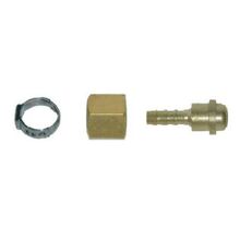 Fitting Nut + Tail + Clamp Kit Suit 10mm ID Hose LH (Acetylene, LPG) Weldclass