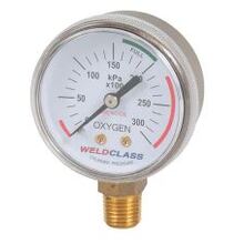 Regulator Gauge Oxygen Low / Delivery Pressure 0-1,600Kpa Weldclass