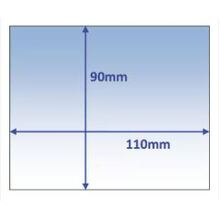 Lens Clear 110x90x1.0mm Suit Various Pk10 Weldclass