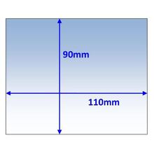 Lens Clear 110x90x1.5mm Suit Kemppi Beta High-Impact Pk10 Weldclass