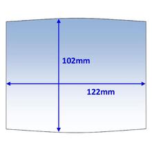 Lens Clear Outer 122x102mm Suit Mach2/WIA Blue Pk10 Weldclass