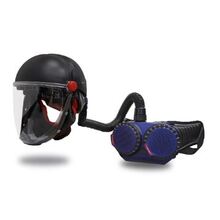 CleanAIR Helmet with flip-up visor and AerGo PAPR with HD battery and P3 filters