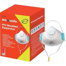 Maxisafe P1 respirator with valve, box of 10