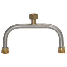 LPG 2 Burner Manifold Inlet: 20 x 1mm RH FM To Suit Broad Flame Burners