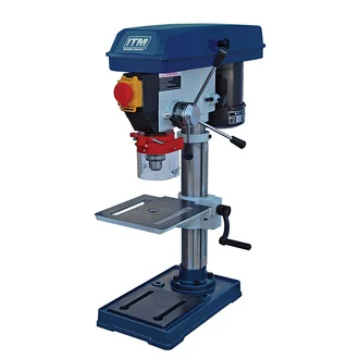 ITM BENCH DRILL PRESS, 13MM CAP, 5 SPEED, 260MM SWING, 375W 240V