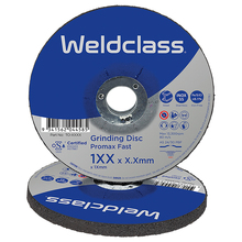 Weldclass PROMAX Inox Fast Grinding Disc 125mm, Pack of 10