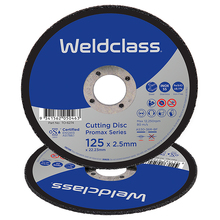 Weldclass Cutting Disc PROMAX Inox Std 125x2.5mm Flat, Pack of 25