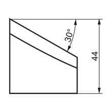 ITM EXTERNAL TOOL BIT, B30/44, 30 DEG X 44MM HIGH, TO SUIT PRO10PB BEVELLER