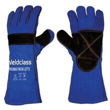 Gloves Welding PROMAX WG16 Blue Lefts (Pair Of 2 x LH Gloves) Weldclass