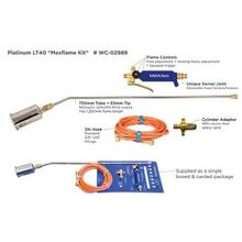 Torch LPG PLATINUM LT40 "Maxflame" Kit - 1000mm Torch With Bottle Adaptor & 3M Hose Weldclass