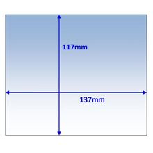 Lens Clear Outer 137x117mm Suit PROMAX 500 Pk10 Weldclass