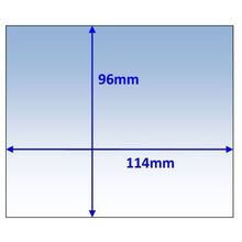 Lens Clear Outer 114x96mm Suit WIA Blue-Fx Pk10 Weldclass