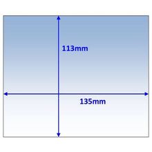 Lens Clear Outer 135x113mm Suit WIA View-Fx Pk10 Weldclass