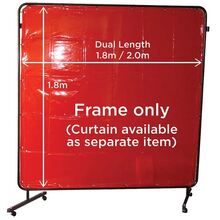 Curtain Frame Only Dual Length Suit 1.8x1.8m/1.8x2.0m Curtains/Blankets Weldclass