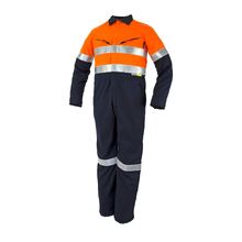 Tecasafe Coverall 5.8oz Orange/Navy w/Tape