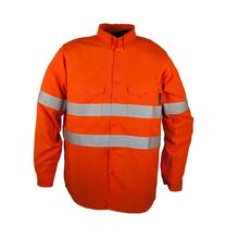 Tecasafe LS Shirt 7.0oz Orange w/Tape