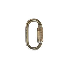 Maxisafe Screwgate Oval Karabiner - Heavy Duty